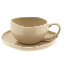 Almina Kaffeetasse 0,215 l Beige/Braun 12 St.