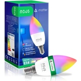 NOUS P4 & Smart Light Lampe E14, 5 W, RGB WLAN