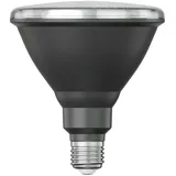 ledscom.de E27 LED Leuchtmittel, PAR38 kurzer Hals, weiß (4200 K), 16,1 W, 1379lm, 45°, Reflektorspiegel (silber)