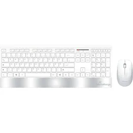 MediaRange Highline Wireless Tastatur DE Set weiß (MROS106)