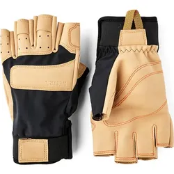 Hestra Climbers Duratan Short - 5 Finger black/tan (100701) 10