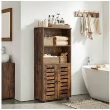 VASAGLE Bücherregal 60 x 125 x 30 cm Braun