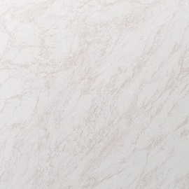 Sieger Boulevard-Klapptisch mit mecalit-Pro-Platte Ø 100 x 72 cm weiß/marmordekor weiß