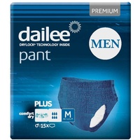 Dailee Pant Men Premium Plus Gr. M Windelhosen 15 Stück Männer Inkontinenz
