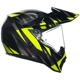 AGV Ax9 Steppa 06 Helm, schwarz-grau-gelb, Größe XS