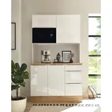 Respekta Küchen Buffet Marleen Premium 120 cm Weiß