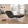 W.Schillig Relaxliege daily dreams Leder 75 x 91 x 170 cm braun mit Kissen