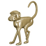 Gilde Tierfigur »Skulptur Monkey«, goldfarben