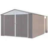 Habitat et Jardin Metallgarage Nevada mit Flügeltür - 15,36 m2