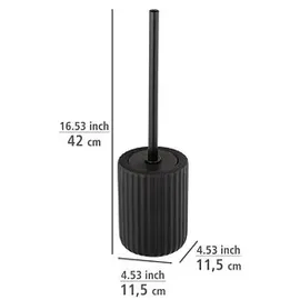Wenko WC-Garnitur Belluno Schwarz