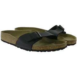 BIRKENSTOCK Madrid Pantoletten Made in Germany Sandale coole Schlappen Normale Weite 40791 Schwarz - 45