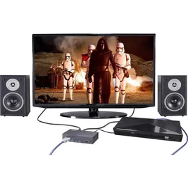 TECHLY HDMI Audio-Extractor LPCM 7,1 4K UHD 3D Schwarz