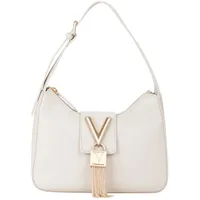 Valentino Stella Schultertasche Synthetik Beige/Weiß