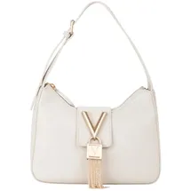 Valentino Stella Schultertasche Synthetik Beige/Weiß