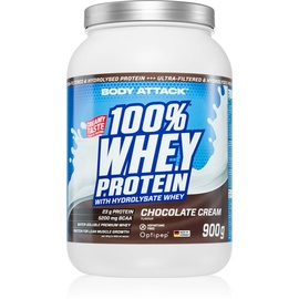 Body Attack 100% Whey Protein Chocolate Cream Pulver 900 g
