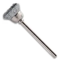 Lessmann Miniatur-Topfbürste INOX-Draht 0,10 mm, Bürsten-⌀ 18 mm
