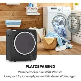 Klarstein MNW8-Jet set 2500-BL Ablufttrockner (2.5 kg)