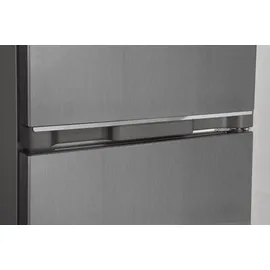 Sharp Kühl-Gefrierkombination SJ-FBB05DTXLD-EU/Breite 54 cm/Kühlteil 204 L/Gefrierteil 84 L/NanoFrost-Technologie/AdaptiFresh-Schubfach/Inox Look