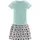 happy girls Jerseykleid HAPPY GIRLS, Mädchen, Gr. 92, N-Gr, bunt (ice blau), Jersey, Obermaterial: 95% Baumwolle, 5% Elasthan, bedruckt, unifarben, Basic knieumspielend, Rundhals, Kleider Jerseykleid, vorne mit applizierter Umhängetasche mit Pailletten
