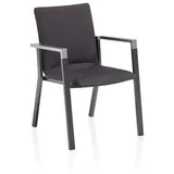 Kettler Rasmus Stapelsessel Aluminium/Sunbrella - Anthrazit