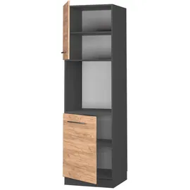 Vicco Herdumbauschrank Fame-Line 60 x 60 x 206,8 cm Grau