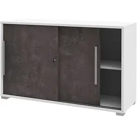 Röhr-Bush Objekt Plus Büroschrank 120 x 74,5 x 40 grau