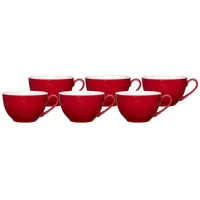 Ritzenhoff & Breker Doppio Kaffeetasse 0,2 l Rot 6 St.