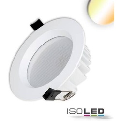 LED Downlight 14,5cm weiß 18W blendfrei neutral/warmweiß ColorSwitch 1250lm dimmbar EEK F [A-G]