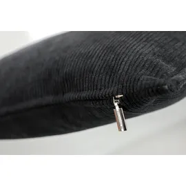 Musterring Dekokissen Cord 38 x 58 cm Schwarz