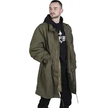 Sturm Bundeswehr und Freizeitshop US Shell Parka M65 mit Futter, XS - Grün - XS