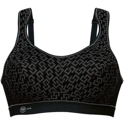 Sport-BH ANITA "Sport BH extreme control", Damen, Gr. 80, Cup G, arcade, Stoff, Obermaterial: 76% Polyester PES. 19% Polyamid PA. 5% Elasthan EL., BHs