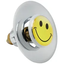 Dusbad Badaccessoire-Set Waschbeckenstöpsel Smiley