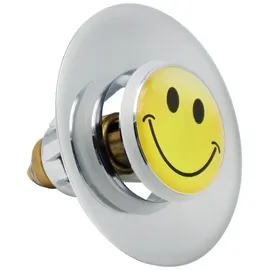 Dusbad Badaccessoire-Set Waschbeckenstöpsel Smiley