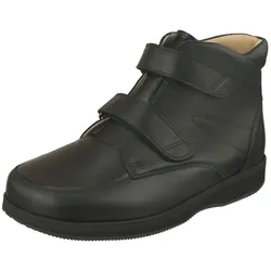 Klettschuh NATURAL FEET "Trondheim XL", Herren, Gr. 43, schwarz, Leder, casual, Schuhe, mit veränderbarer Sohle