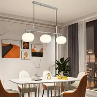 DHGIE Moderne LED Pendelleuchte 3 Flammig Rund Esstischlampe Wohnzimmerlampe Hängend Höhenverstellbar Esstischlampe Pendelleuchte Höhenverstellbar Esszimmerlampe Hängend (Color : NO6-C)