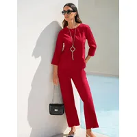 Heine Baumwollbluse in rot | Gr.: 42