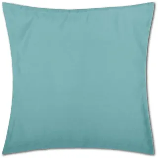 BestLivings Kissenbezug Türkis (80x80 cm) mit verdecktem Reißverschluss - viele Größen und Farben