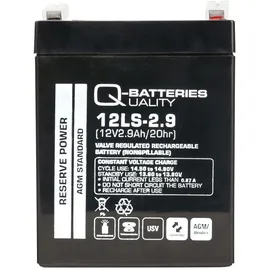 Quality Batteries Q-Batteries 12LS-2.9 12V 2,9Ah Blei-Vlies Akku AGM VRLA
