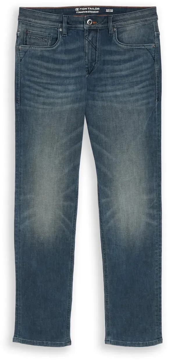 TOM TAILOR Herren TTMARVIN STRAIGHT Jeans, blau, Uni, Gr. 30/32