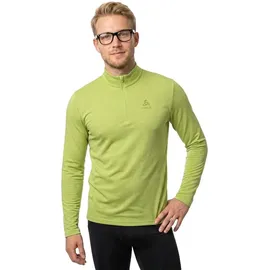 Odlo Midlayer 1/2 Zip Fleecepullover Shadow Lime / Lime Cream M