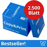 NEU! Easyprint Druckerpapier Kopierpapier 2500 Blatt 5 x 500 A4 Premium Hochweiß CIE 160 Testsieger PEFC zertifiziert