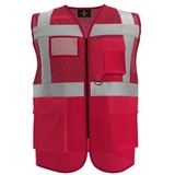 korntex Warnweste Multifunkitons-Warnweste Mesh Multifunction Vest XL