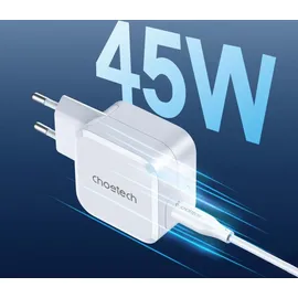 CHOETECH Pd8007 USB-C PD45W Choetech EU (weiß) - Weiß