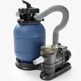 Wiltec Sandfilteranlage für Pools bis zu 20 m3, Filteranlage, Poolfilter, Pumpe Schwimmbadpumpe