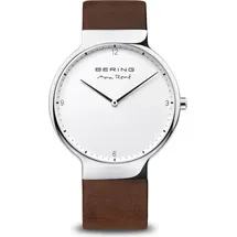 BERING Herren Uhr Armbanduhr Max René - 15540-504 Leder