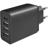 Logilink PA0221 USB-Ladegerät 3x USB-A Schwarz