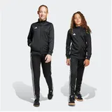 adidas Kinder Sportanzug Tiro 25 Essentials Kids, Größe 128 in Schwarz BLACK/WHITE