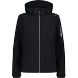 CMP Damen Softshell Hoodie Jacke (Größe XXS, schwarz)