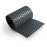 zaun|zu® Sichtschutzstreifen Rattan 255 x 1 cm Anthrazit