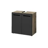 Bega BBK Waschbeckenunterschrank schwarz matt - Schwarz